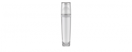 Acrylic Round Lotion Bottle 100ml - HB-100 Metal Planet (Metallized Round Acrylic Cosmetic Packaging)